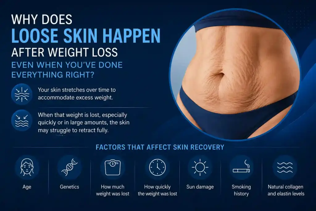 Why Does Loose Skin Happen After Weight Loss Even When You’ve Done Everything Right Birmingham?