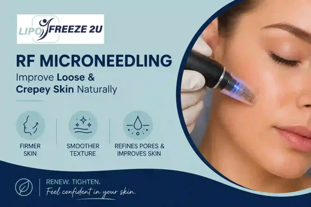 Can RF Microneedling Help Improve Loose and Crepey Skin Birmingham?